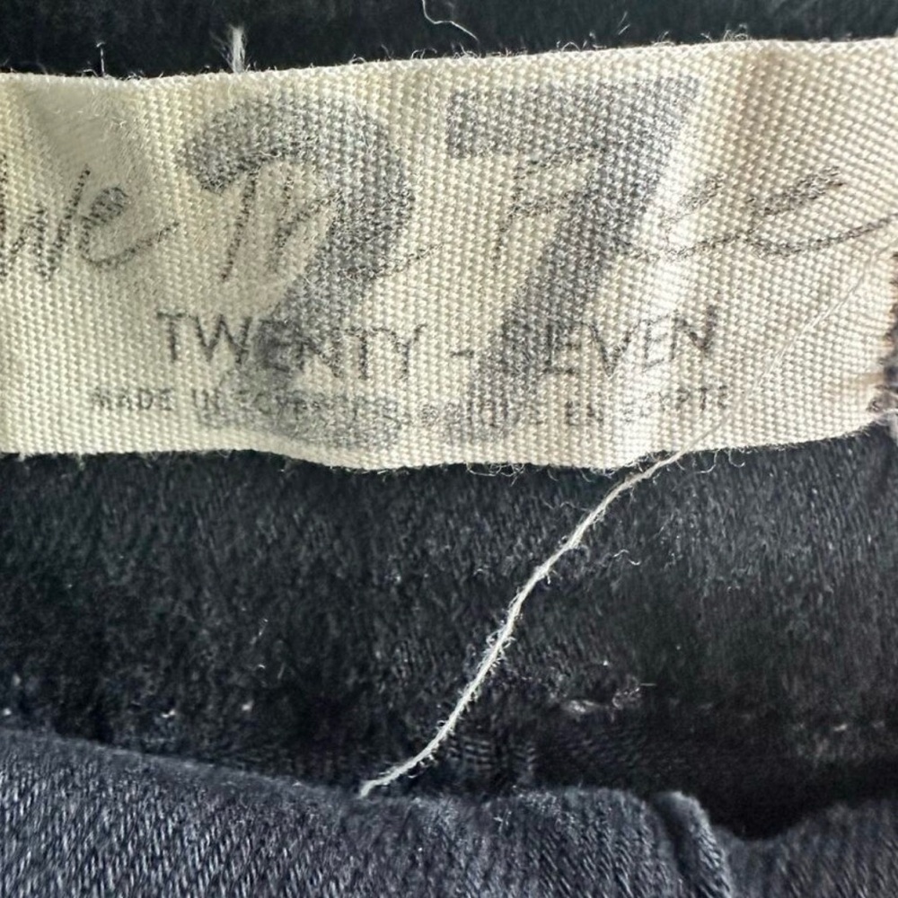 Free People Jayde High Rise Flare Jeans in Onyx Black - Picture 4 of 5
